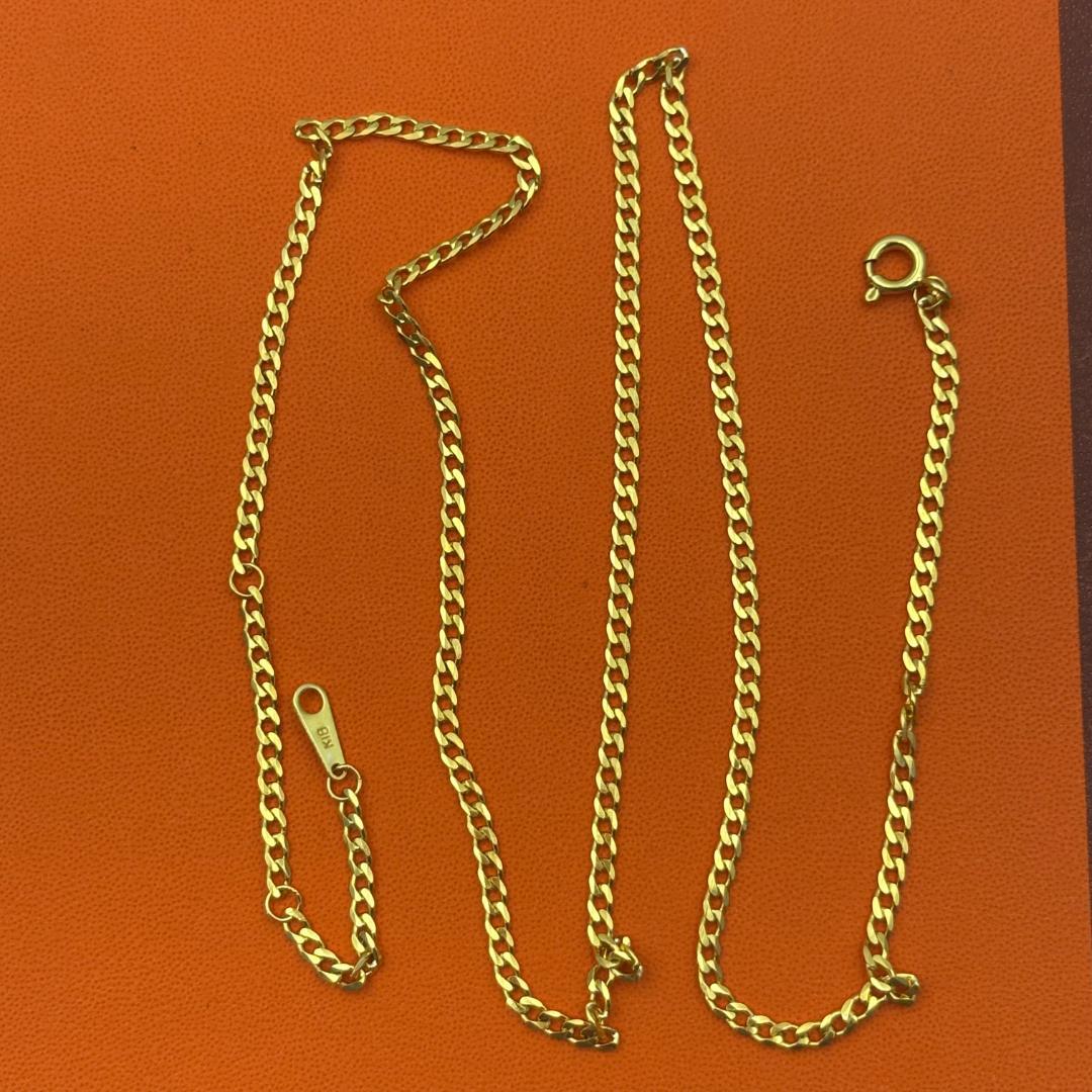 K18金 チェーン喜平ネックレス 3.13g