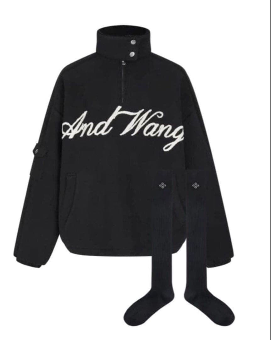 andwang Fluffy Fleece Set ブラック フリースセット - メルカリ