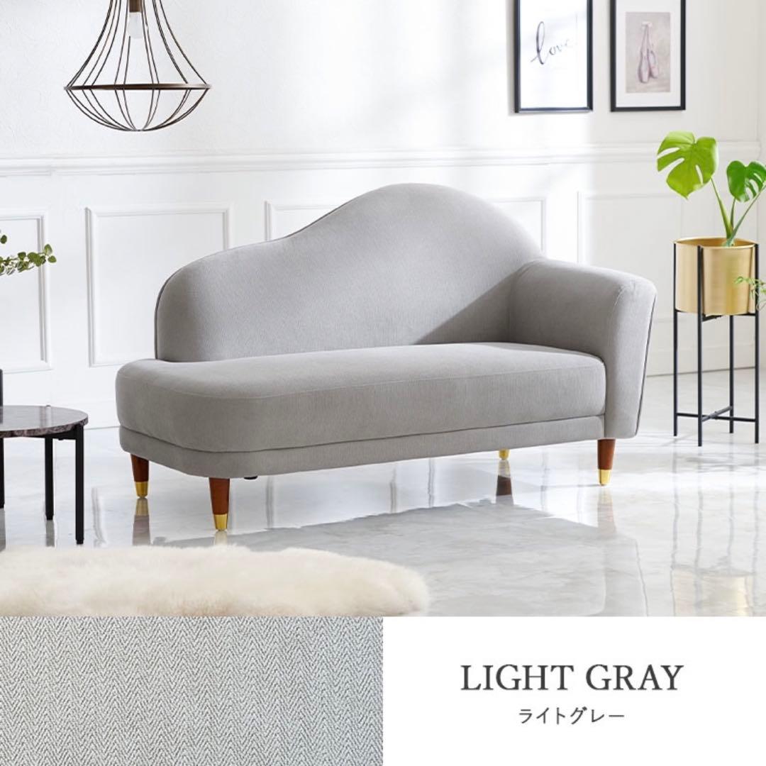 ライトグレー 2人掛けソファ carina 幅126cm（送料込み） 楽天市場】【5%OFFクーポンあり☆3/1限定】ソファ 二人掛け 片肘 幅126