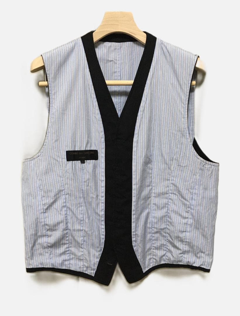 稀少】コムデギャルソンオム／田中オム 金タグ／ベスト ジレ／M／1990