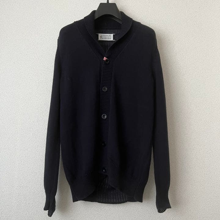 ◉Masion Martan Margiela ショールカラーニットカーディガン