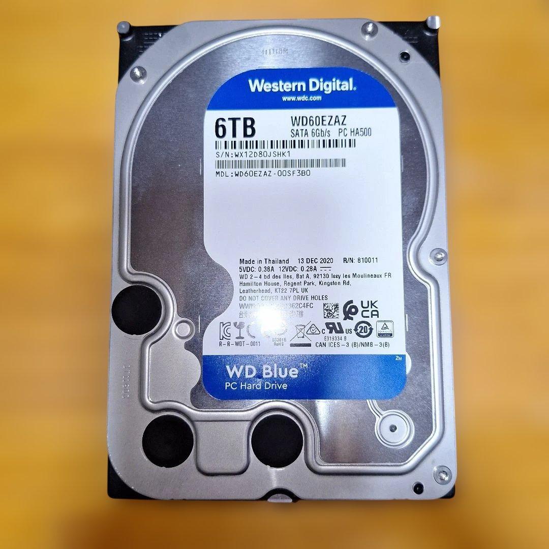 内蔵型ハードディスクドライブ Western Digital WD Blue 6TB HDD Amazon.com: Western Digital 6TB WD Blue PC Internal Hard Drive