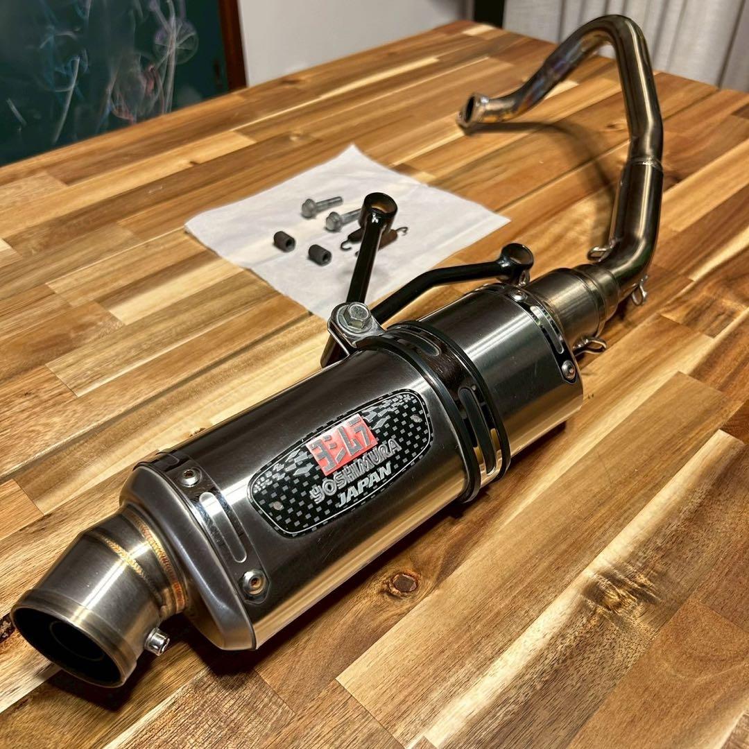 アドレスv125 マフラー　ヨシムラ風 110-103-5351 アドレスV125/G トライオーバルサイクロン(SS) 1個