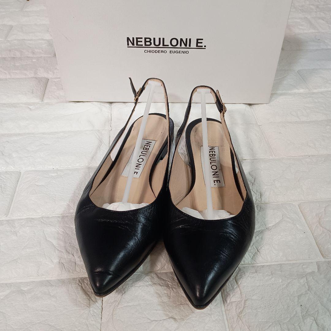 ネブローニ Nebuloni ミュール フラット 37 23.5cm sa03