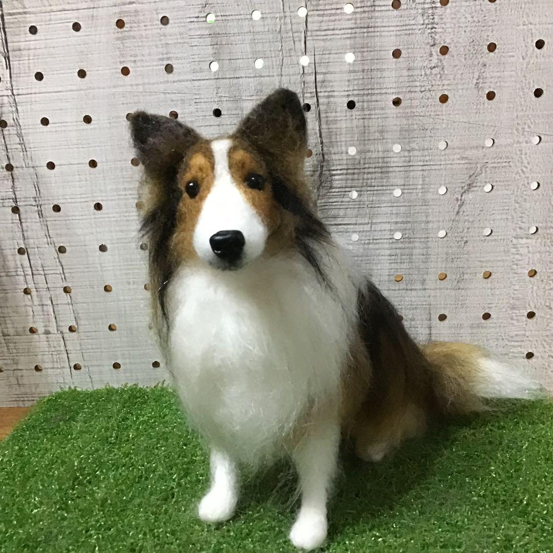 渡辺様ご予約品】シェットランドシープドッグ（お座りポーズ）