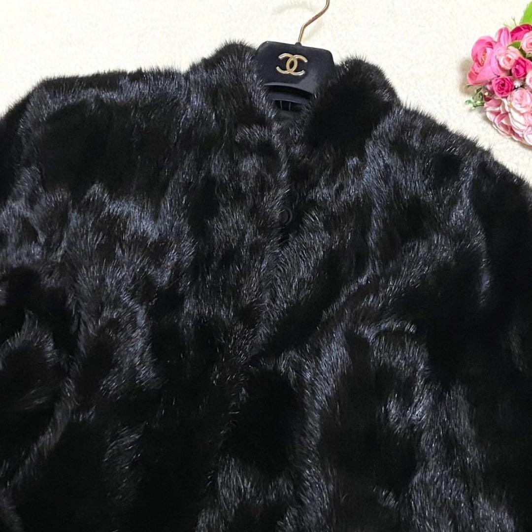 大きいサイズ】 ミンク 本毛皮 コート サイズ2XL相当 毛並み◎ - メルカリ