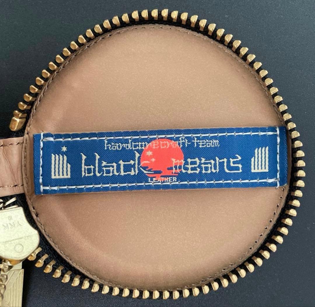 blackmeans ブラックミーンズ コインケース ブラック レザー - メルカリ