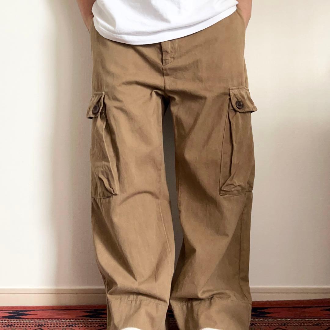 日本未発売 OLDERBROTHER カーゴパンツ ブラウン USA製 日本綿 マイクロスエード カーゴパンツ(1 DARK BROWN): : メンズ｜UNITED