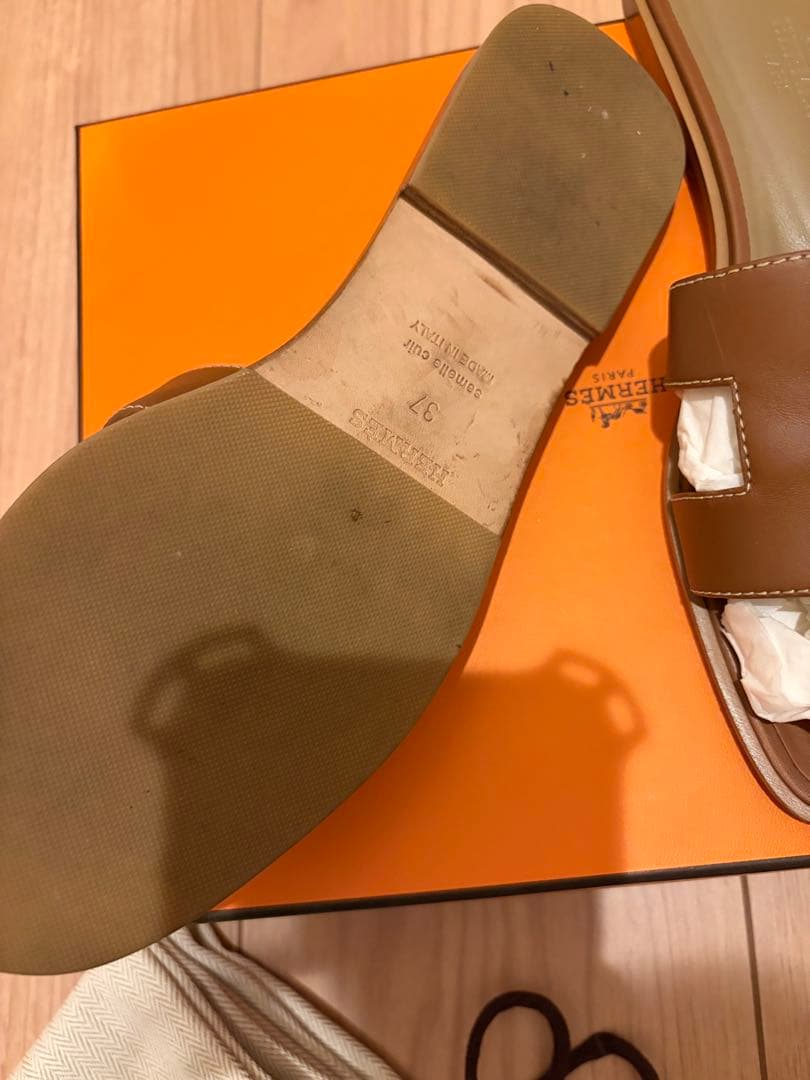 美品　エルメス　サンダル 《オラン》