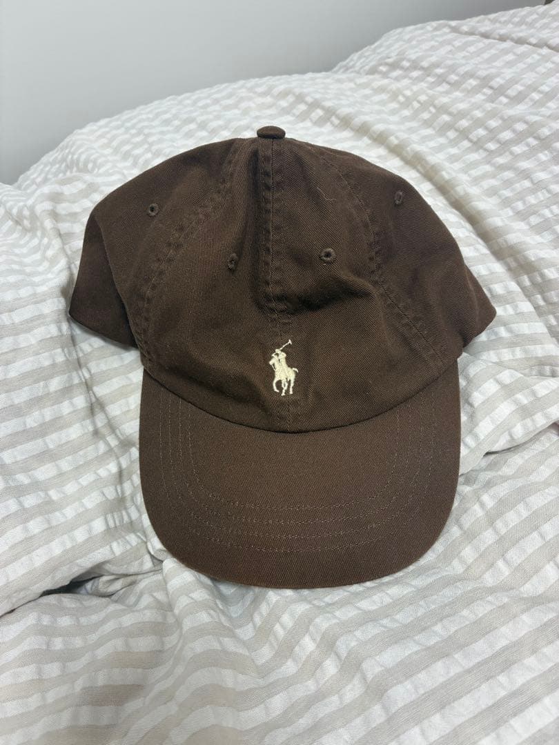 即完売 ポロ ラルフローレン ブラウンキャップ　POLO RALPH RALPH 予約》【POLO RALPH LAUREN / ポロ ラルフ ローレン】キャップ