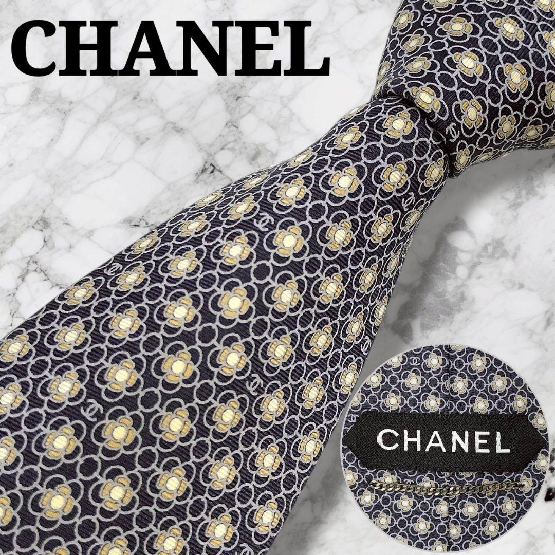 良品 シャネル ココマーク ミニココ カメリア フラワー 総柄 チェーン