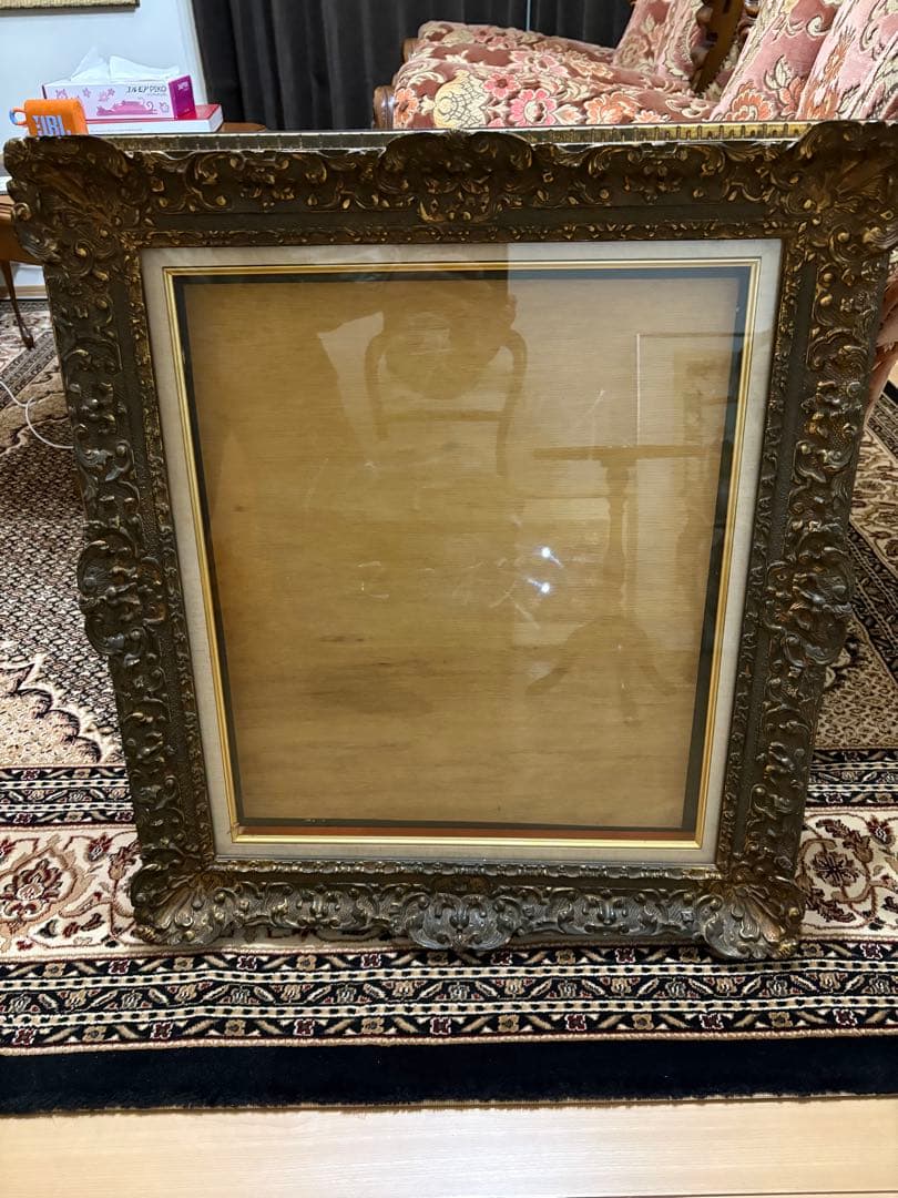 油絵額縁 額縁 アンティーク　ブロンズ 油彩額 油彩オーダーフレーム シブ金 021 | 額縁の通販 アートフレーム