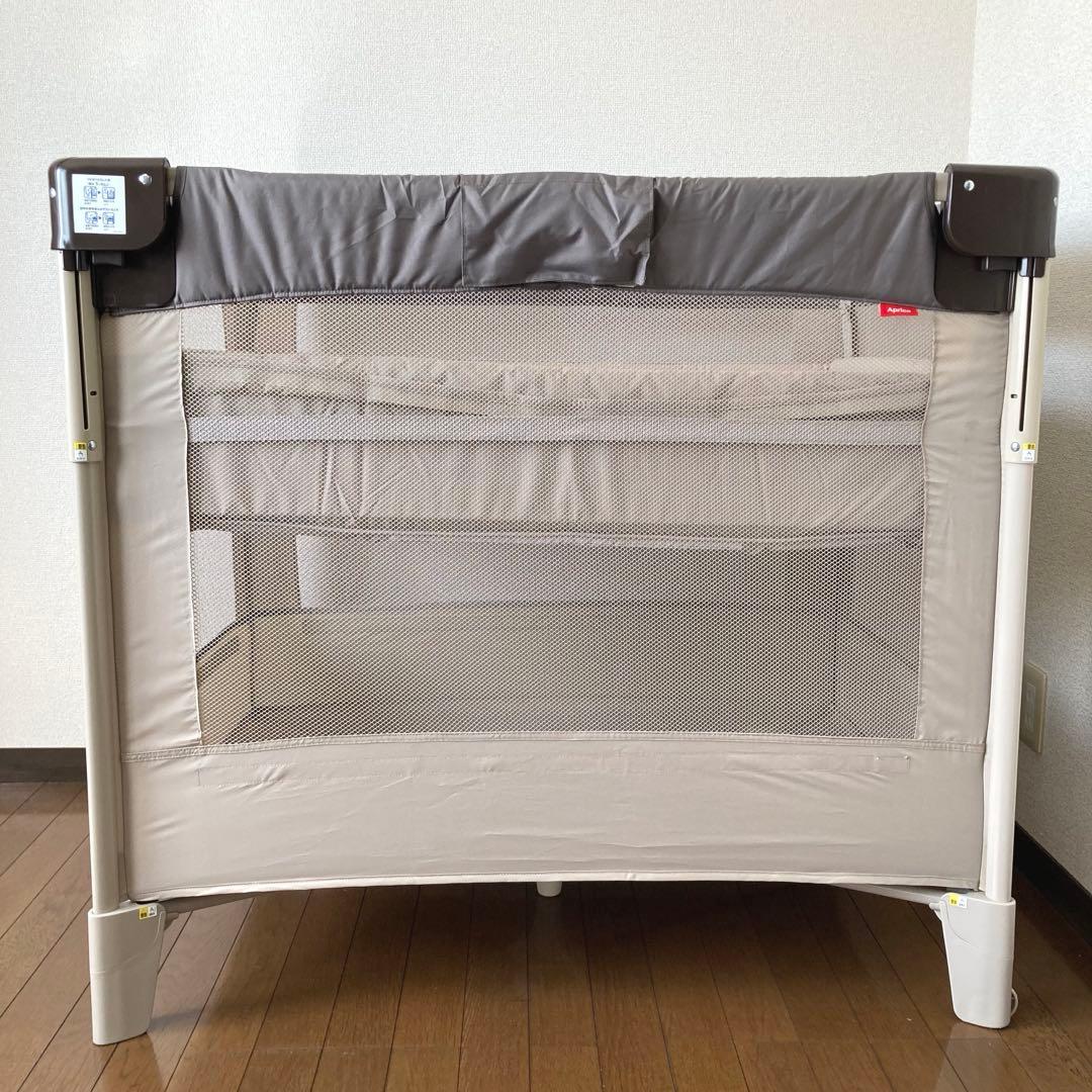 美品　アップリカ ココネルエアー ベビーベッド サークル　66047 Aprica 美品 アップリカ ココネルエアー ベビーベッド サークル 寝具