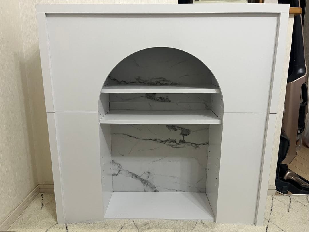 LOWYA大理石風マントルピース 韓国インテリア Amazon｜LOWYA ロウヤ マントルピース 大理石風 韓国インテリア 幅90cm