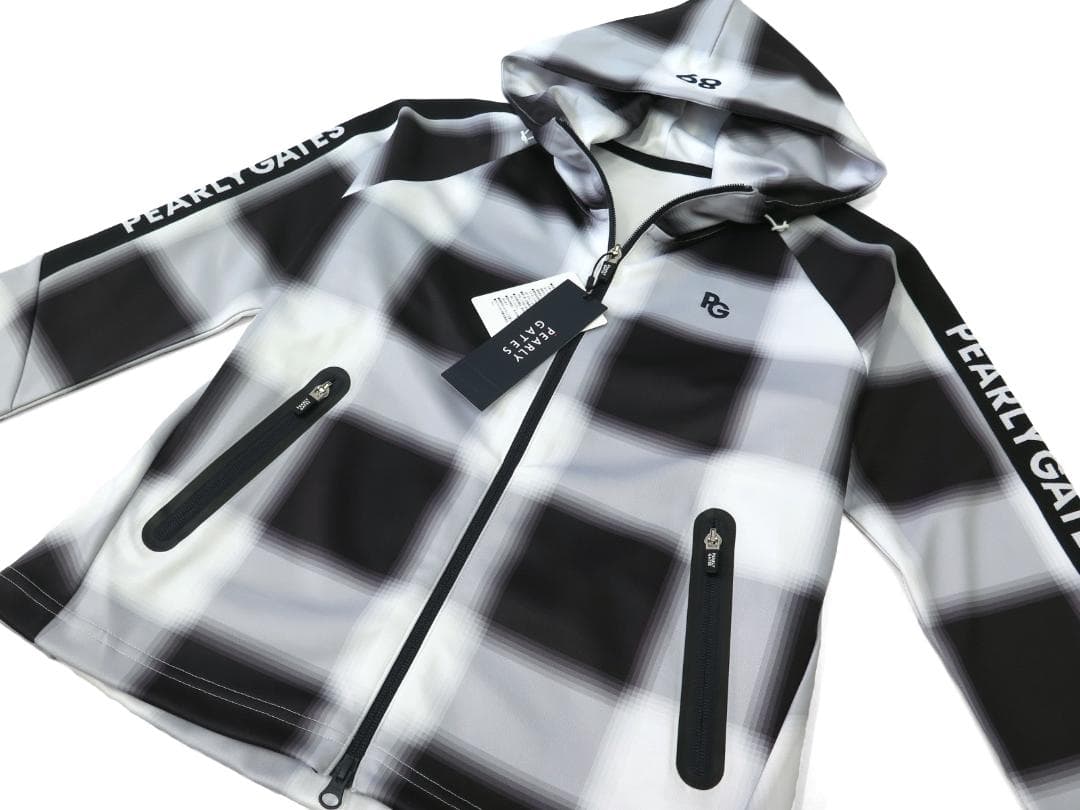 新品○ パーリーゲイツ ○モノフィラエアクッション ジップパーカー M