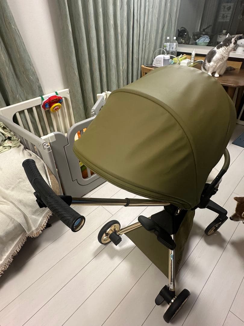 プ*P様 【ほぼ新品】ハイシートベビーカー、スーグリーンカラー - メルカリ