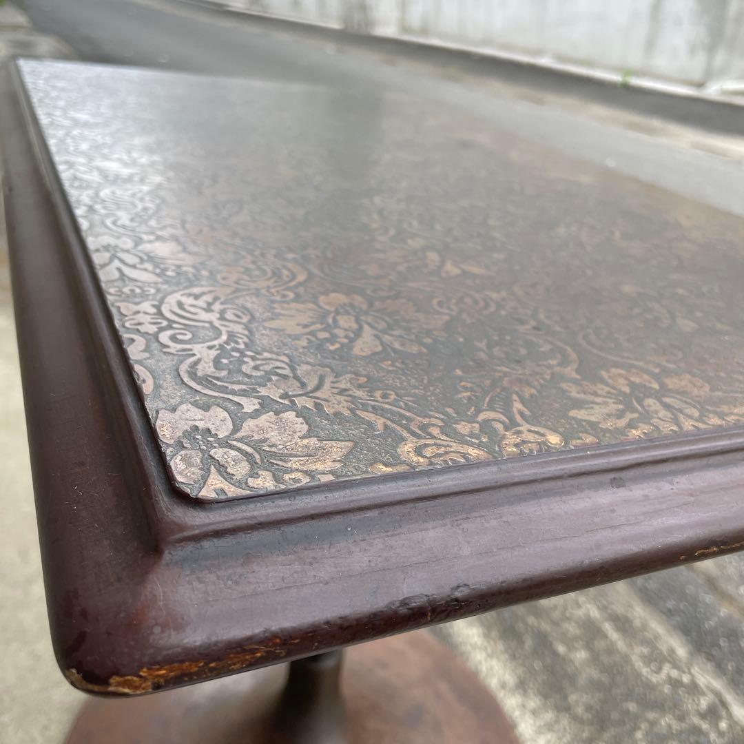 レア美品！純喫茶 銅板 珈琲テーブル 当時物 喫茶店 昭和レトロ 美品