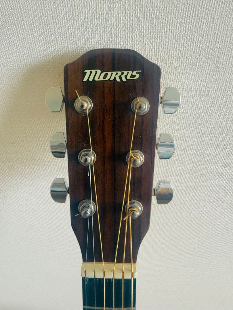 美品】レフティー(左利き)アコースティックギターMorris M-01LHTS