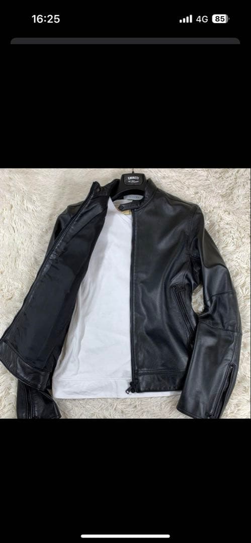 値引きしました！】美品アウール イタリアンレザー ジャケット