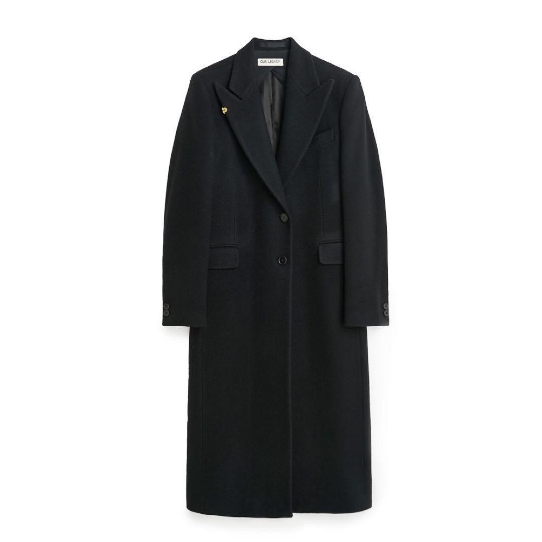 定価15.4万】OUR LEGACY MANTA COAT 40 ブラック - メルカリ