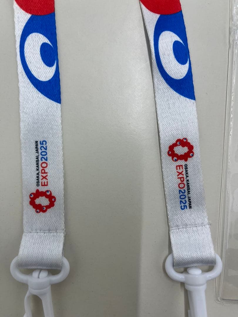 非売品】万博スタッフ関係者パス用ストラップ - メルカリ