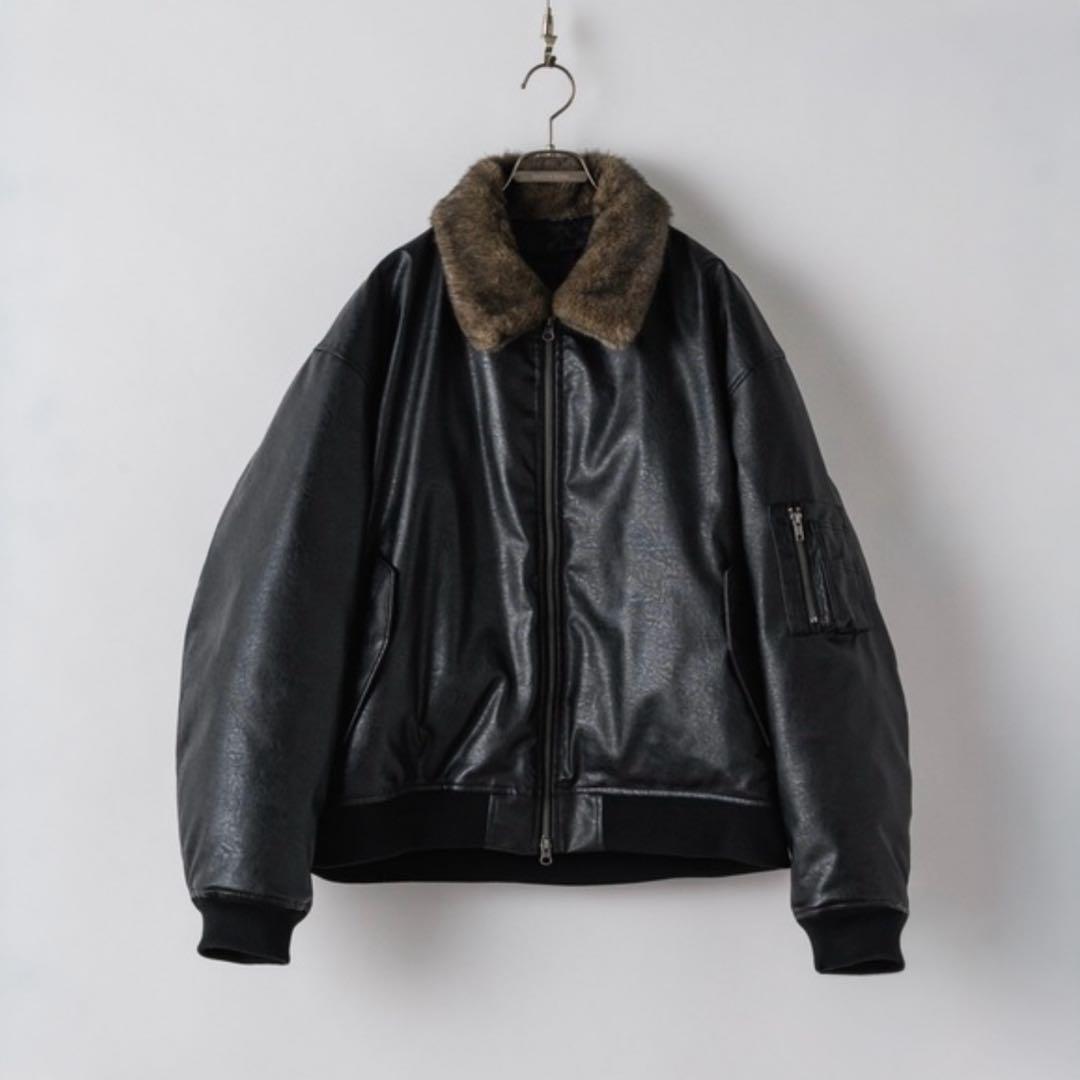 完売品】Casper John MA-1 ボンバージャケット ブラック L - メルカリ