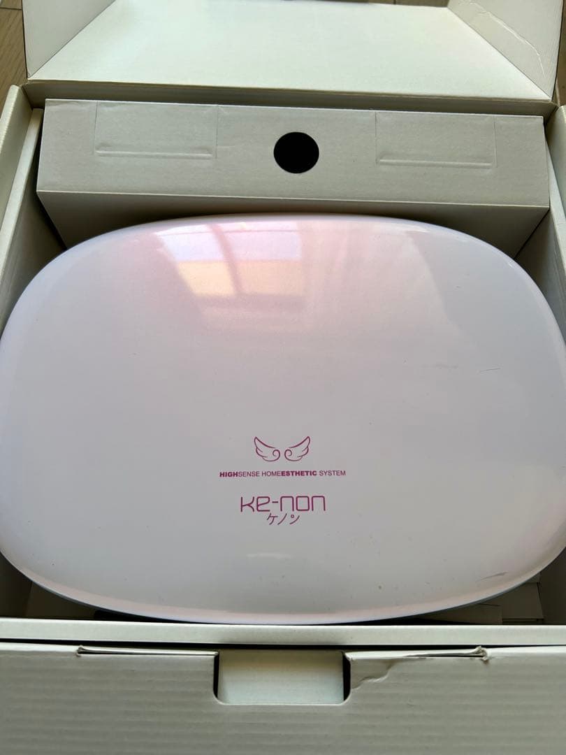 ケノン 脱毛器 Ver.8.4 ホワイト カートリッジ2つセット 動作確認済み ケノン（ke-non） ストロングカートリッジ 脱毛器ランキング1位の