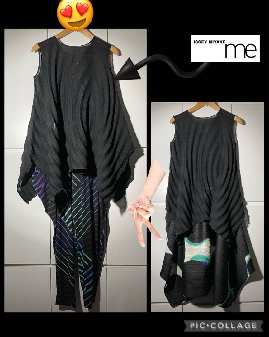 イッセイミヤケ シースルークレープ me by issay miyake - トップス低 価格