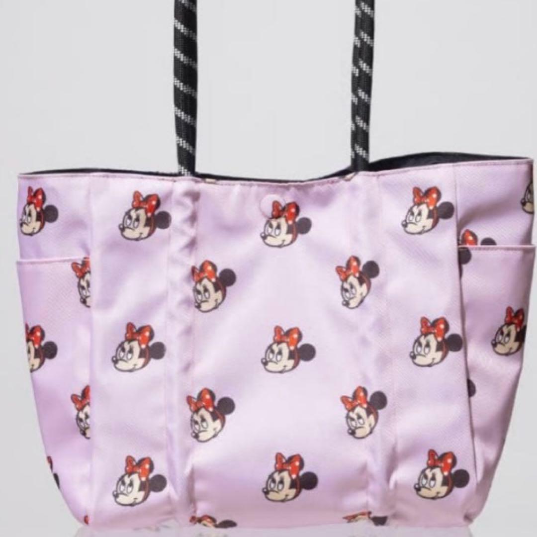 WCJ ディズニー リバーシブル トートバッグ 肩掛け ミニー 若槻千夏