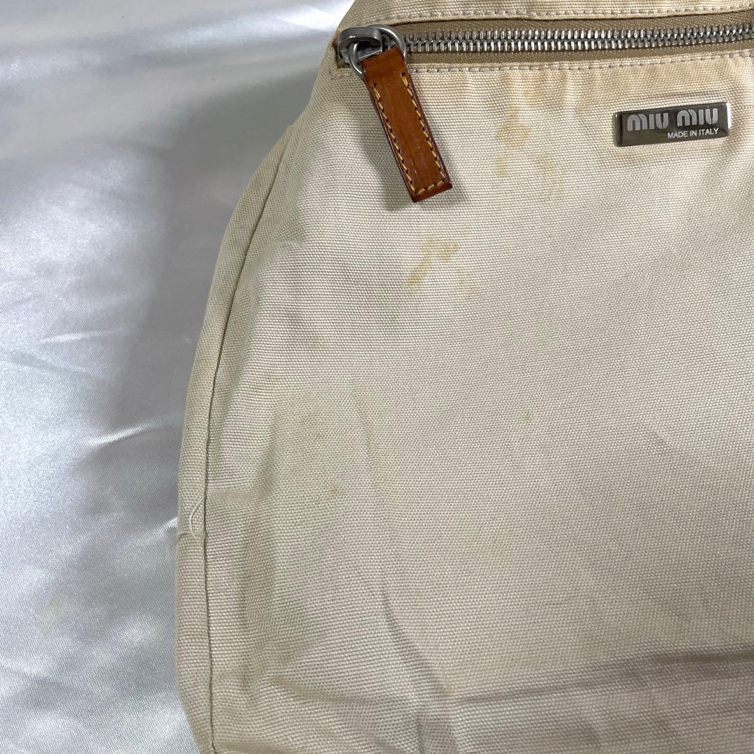 アーカイブ miu miu ミュウミュウ レザーナイロン ショルダーバッグ