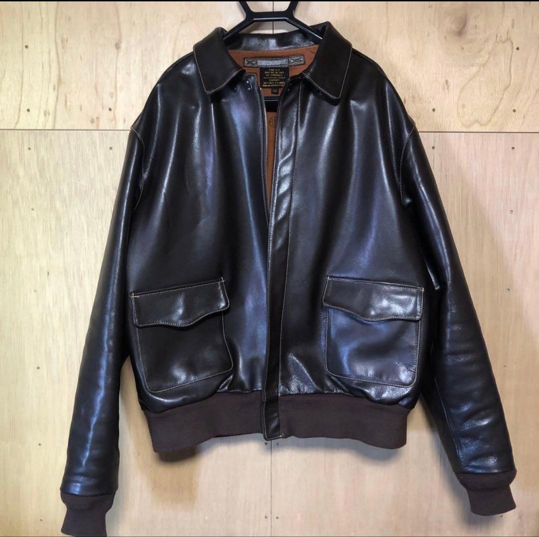 モーガンメンフィス A-2ジャケット サイズ50 MORGAN MEMPHIS BELLE TYPE A-2 ホースハイド(馬革) 【中田商店】 MG