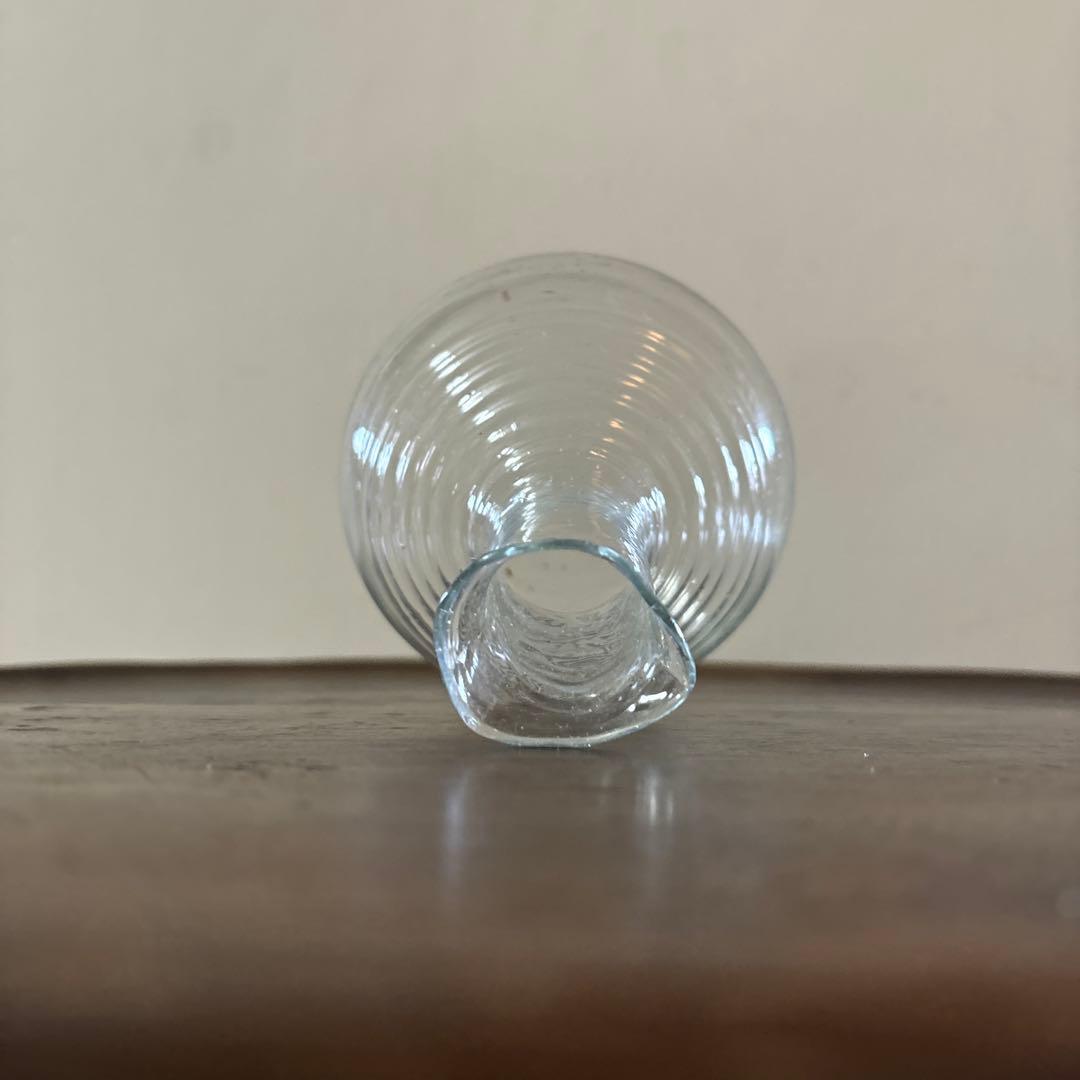 アンティーク ガラス徳利1点 ②吹きガラス 昭和レトロ 古道具 骨董 酒