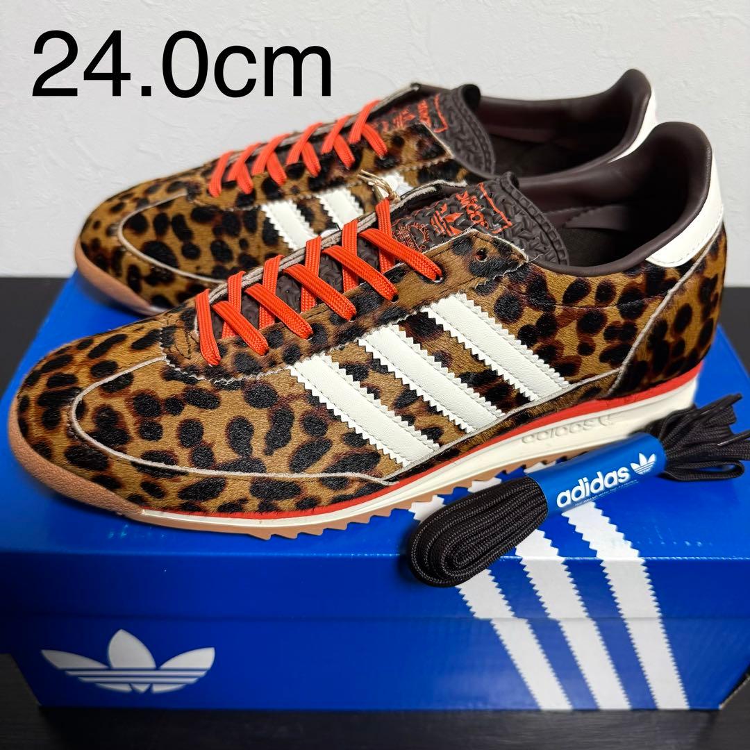ADIDAS ORIGINALS SL 72 OG レオパード 豹柄 24.0 adidas originals (アディダス オリジナルス) SL 72 OG/レオパード | B