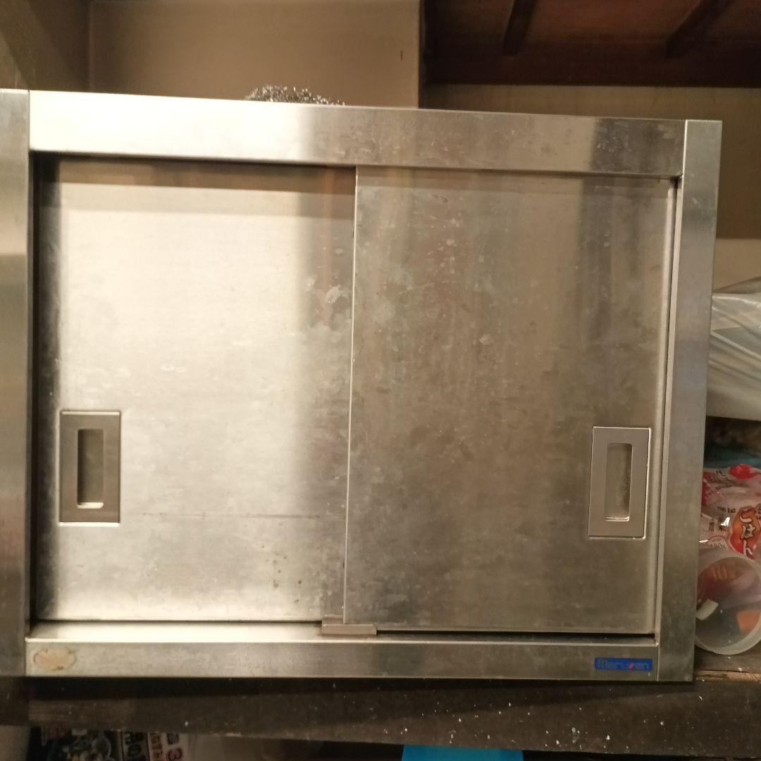 送料込み　ステンレス スライドドア収納キャビネット SSU直付けステンレススライドドア（自閉）｜サンワイズ株式会社