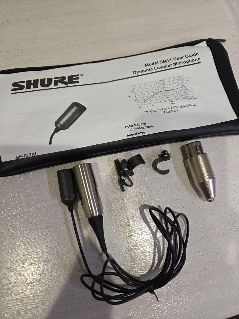 シュア ラベリア・マイクロホン SHURE SM11 高級ピンマイク美品！ Amazon.co.jp: SHURE ラベリア マイクロホン SM11CN 【国内正規品
