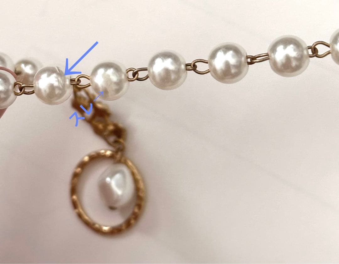 Litmus maison lulu pinot 3連パールチョーカー - メルカリ