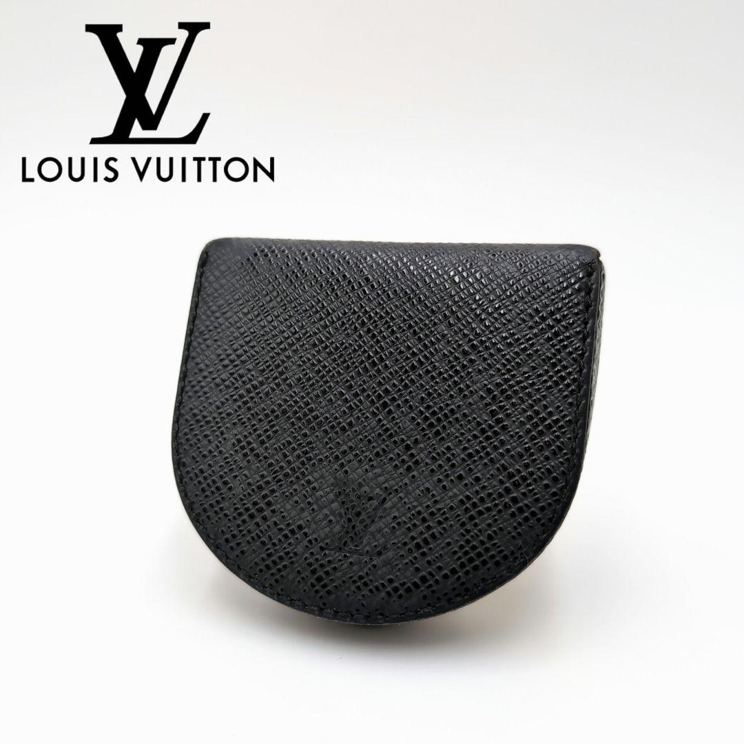 ルイヴィトン　タイガ　キュベット　小銭入れ　ケース　ブラック　レザー　黒 ルイヴィトン タイガ キュベット 小銭入れ コインケース ブラック