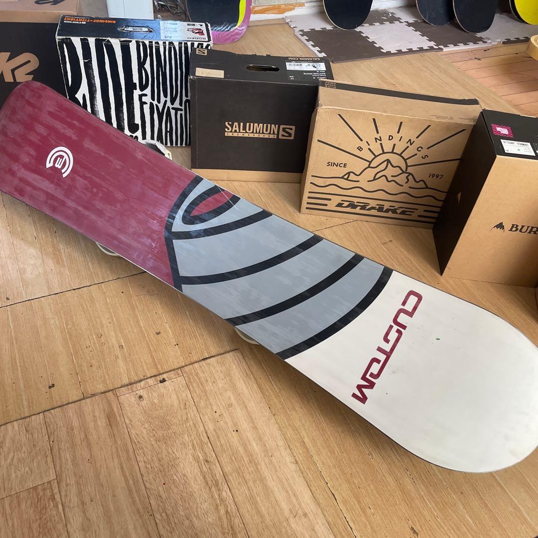 BURTON バートン カスタムバインディング付スノーボードセット CUSTOM