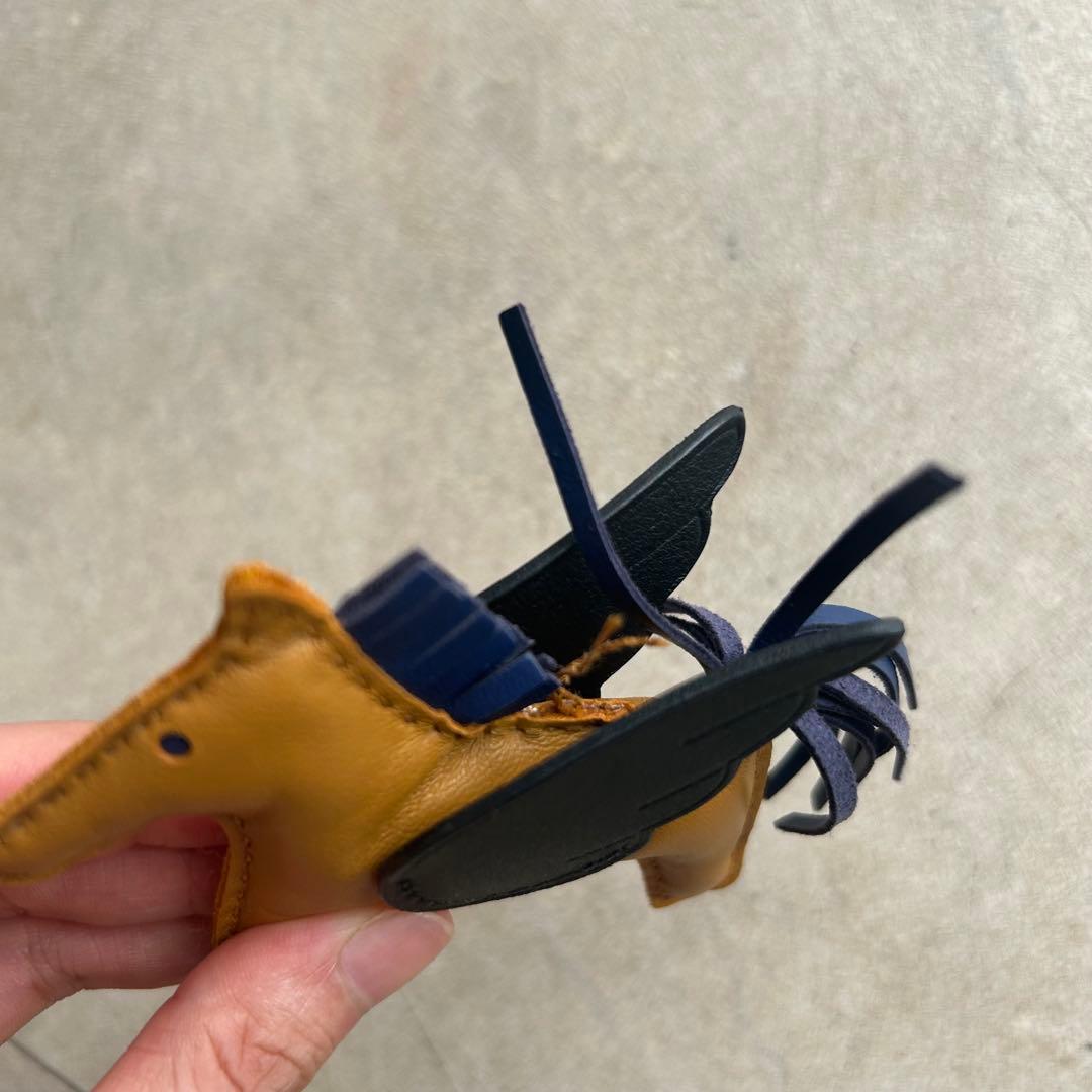 ジャンク】エルメス ロデオペガサスセサミ ノワール ブルーサフィール