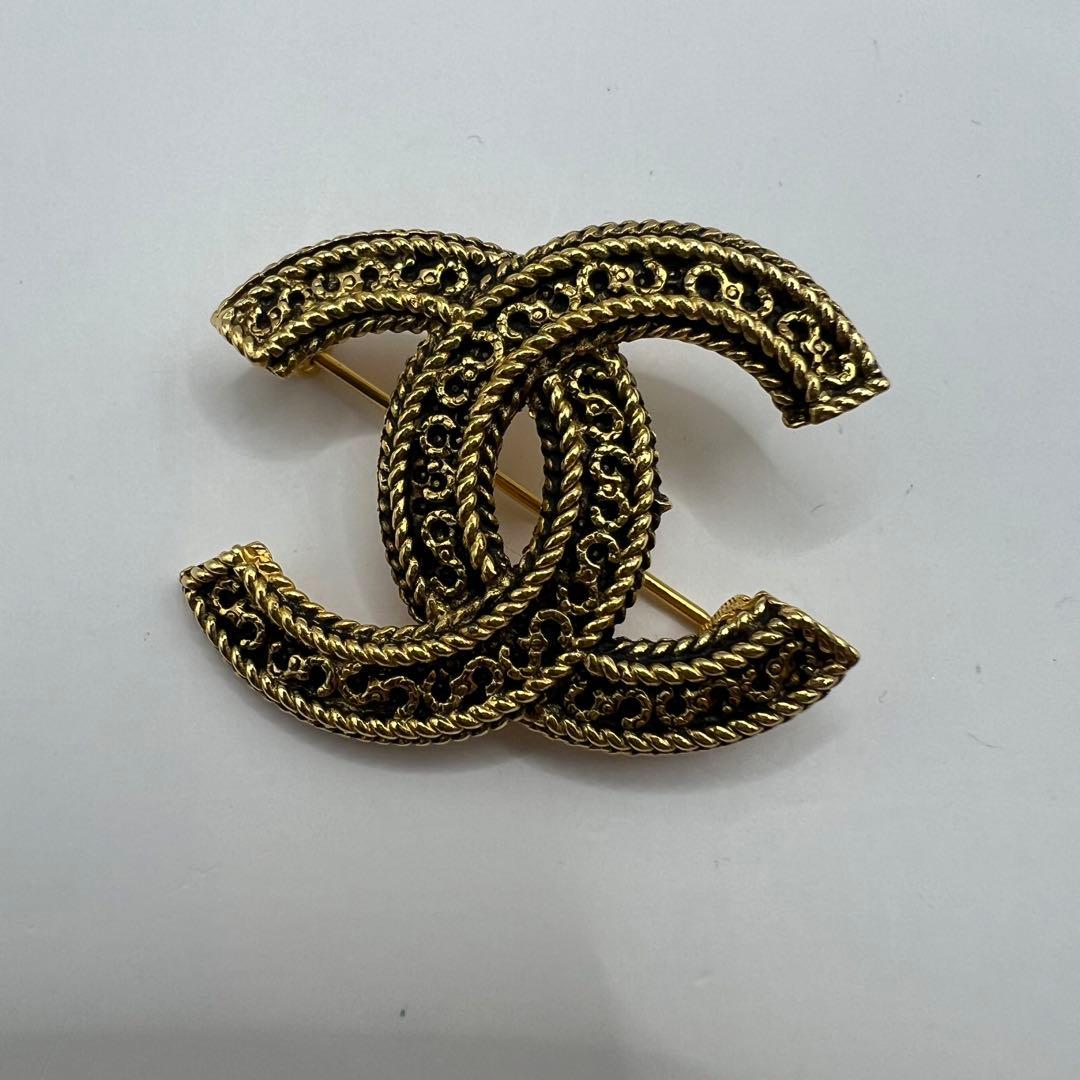 未使用に近い/箱付き】シャネル ブローチ ココマーク ヴィンテージ