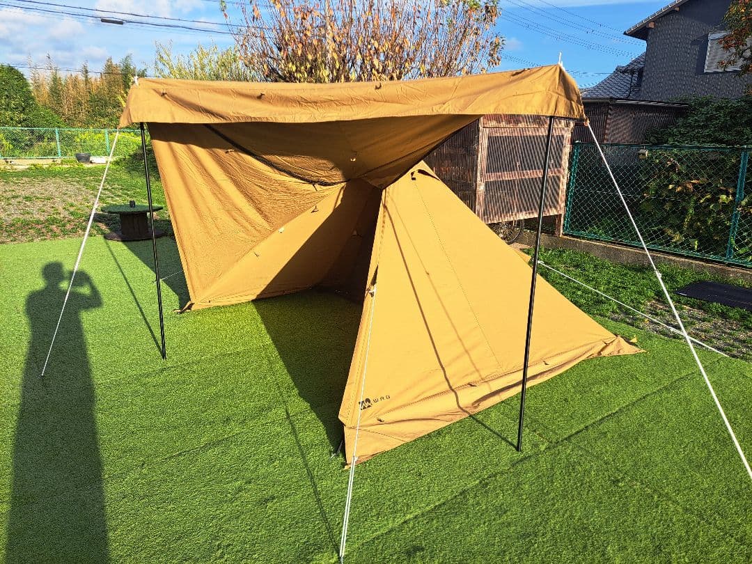 ひ*り様 WAQ テント＋収納バッグ付き ソロテント WAQ Alpha T/C ソロキャンプ用ティピテント – WAQ公式