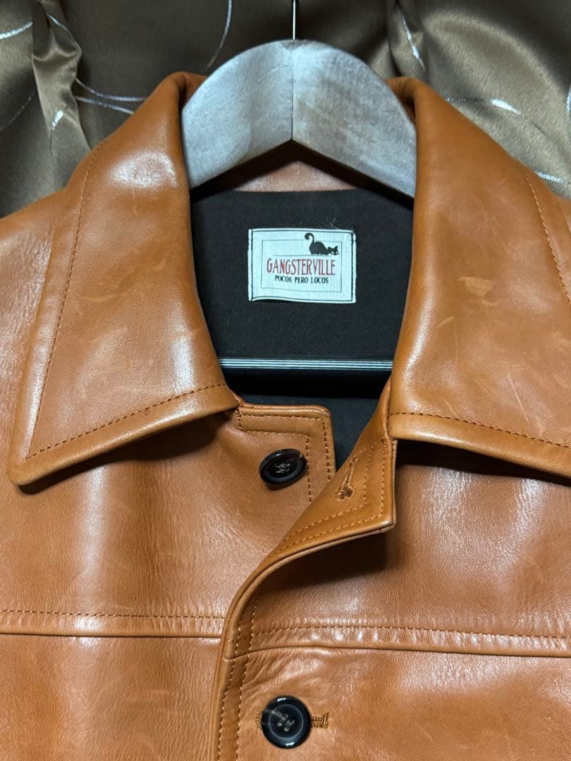 GANGSTERVILLE 【30's CAR COAT】SIZE:L Amazon.co.jp: GANGSTERVILLE 30'S CAR - COAT HORSE HIDE Gangster