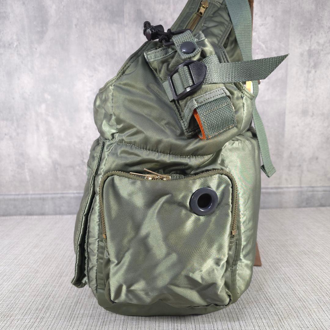 超美品 PORTER ヘッドポーター 9 nine ショルダーバッグ タンカー