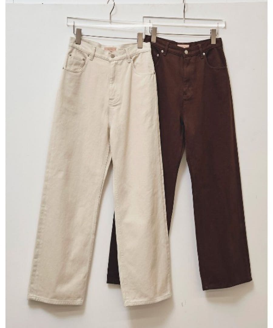 TODAYFUL Cary's Denim 24inch エクリュ デニム TODAYFUL / トゥデイフル 'Carys Denim''☆ 25春夏予約2【12421401