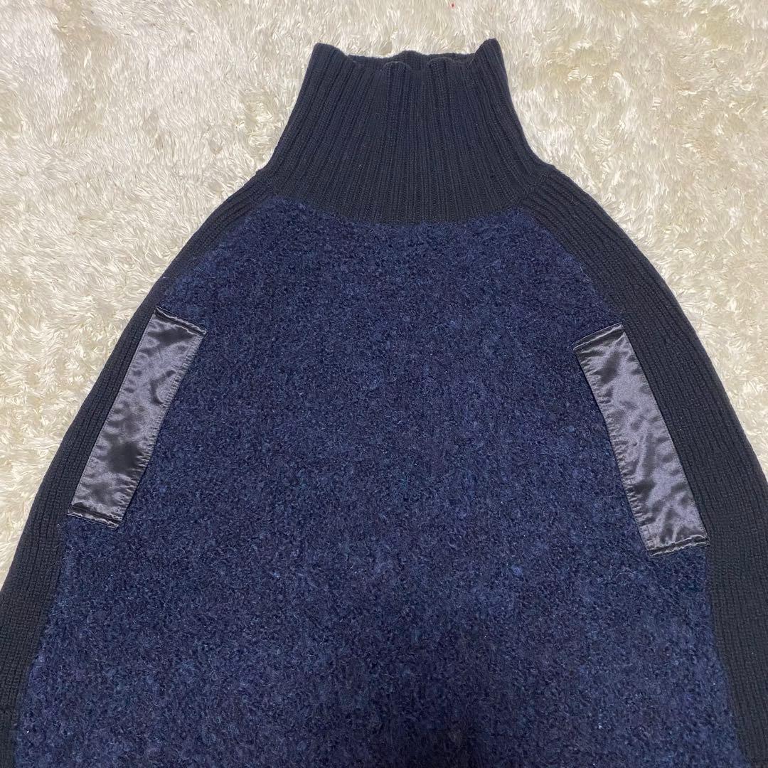 sacailuck ニットポンチョ アルパカ サテン タートル サカイ - メルカリ