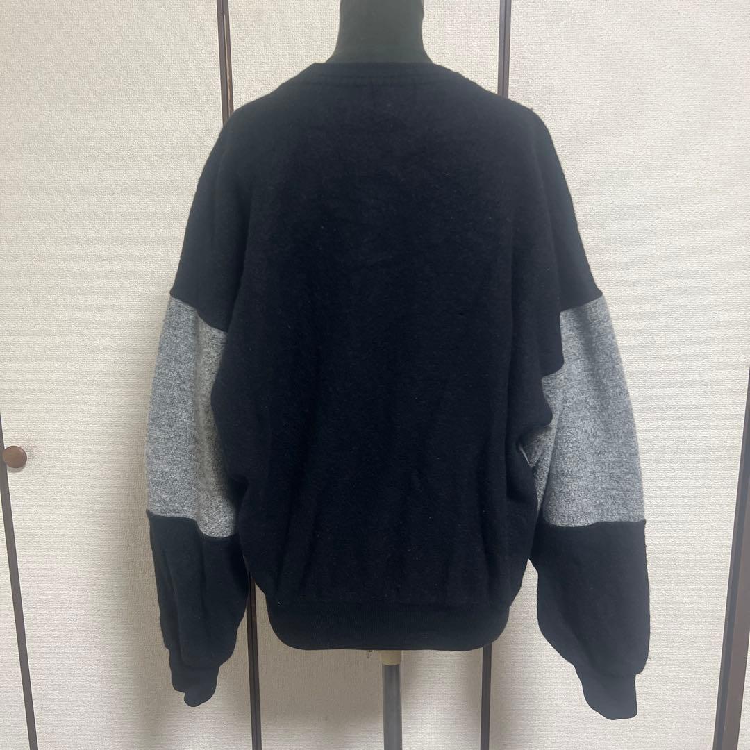 santafe サンタフェ 刺繍 セーター サイズXL グレー/黒 - メルカリ