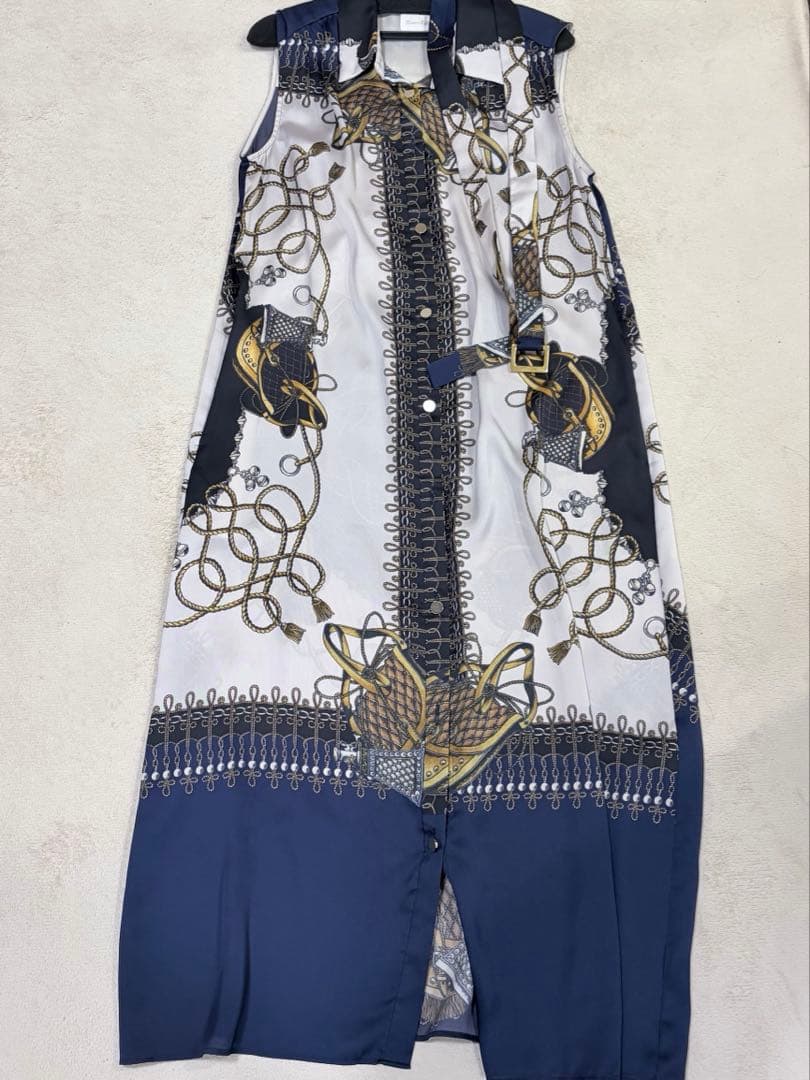 グレースコンチネンタル　ワンピース　ノースリーブ　ベルト・ペチコート付き GRACE CONTINENTAL（グレースコンチネンタル） WOMEN ノースリーブ