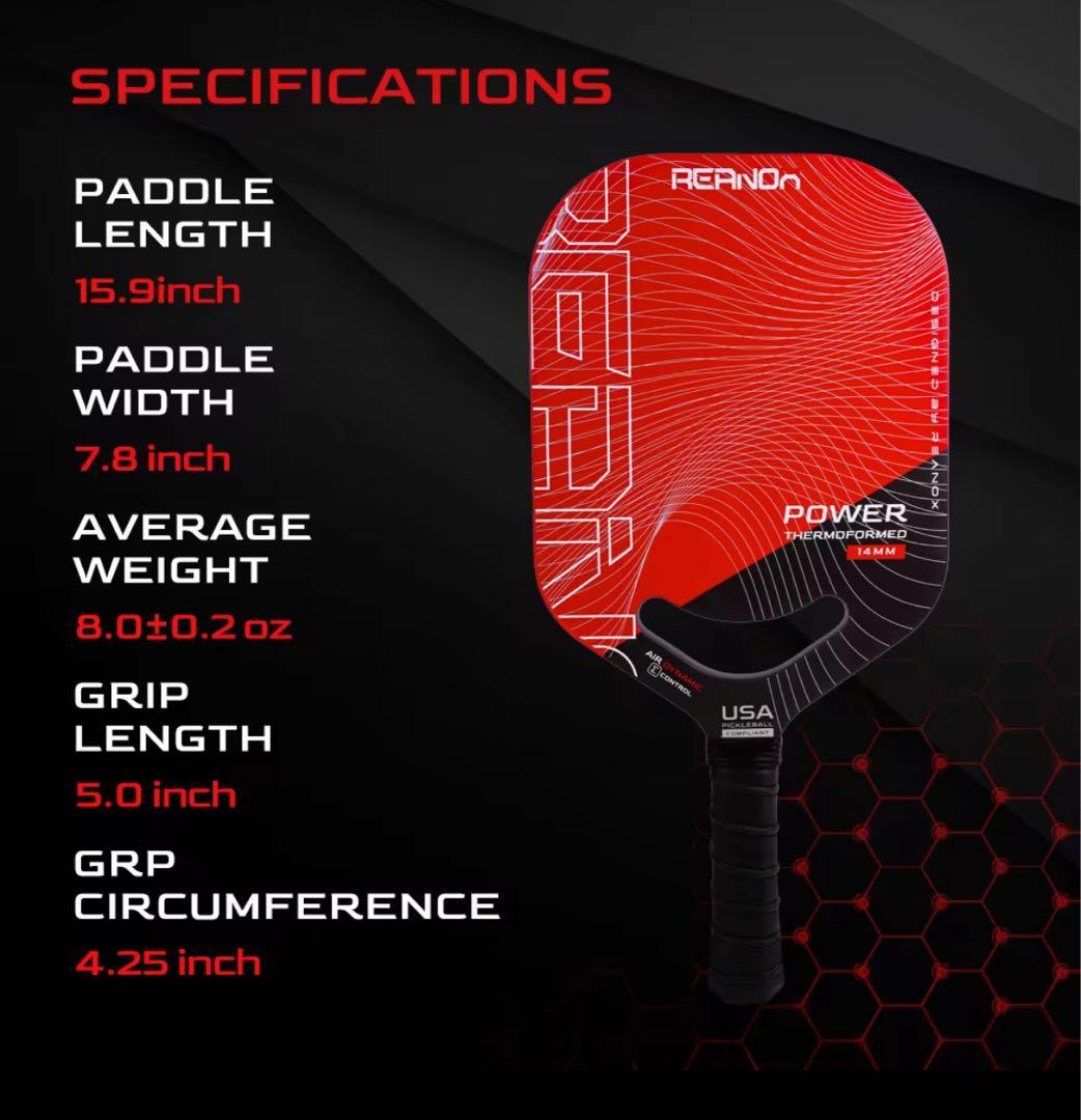 SALL】ピックルボール パドル REANOX 14㎜ エッジレス - メルカリ