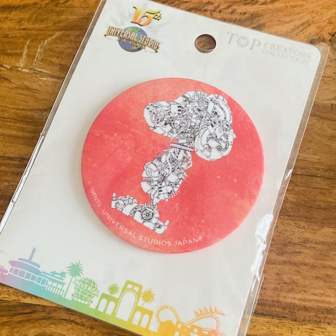 未使用品】米津玄師 USJ 15周年記念 スヌーピー 缶バッジ 2種セット