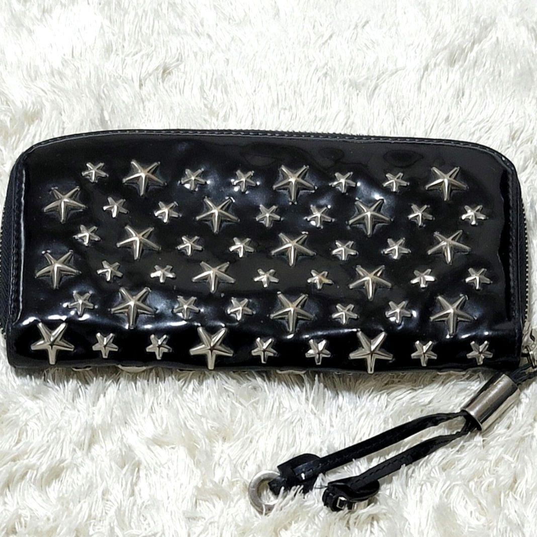 n*o様 Jimmy Choo スタースタッズ 長財布 - メルカリ
